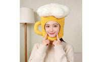 Photo Prop Soft Beer Stein Headpiece Funny Beer Costume Hat for Parties