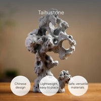 Faux Taihu Rock Mushroom Cloud Mini Landscape Decor