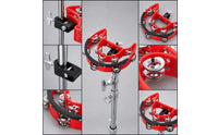 Mounted Tambourine Easy to Attach Tambourine with Mounting Bracket Versatile Percussion Instrument for Percussionists, Drum Set , Rehearsal