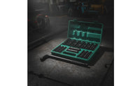 Metric Deep Socket Set Professional Socket Set with Carrying Case Heavy-Duty Drive Sockets Portable for Mechanics, DIYers, Workshop, Garage