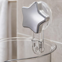 Cylindrical Suction Tissue Holder Transparent Wall-Mounted Tissue Holder Clear Household Storage Compact for Bathroom