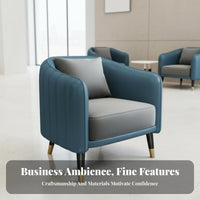 5 Pieces Modern Design circular table with 4 Upholstered Chairs Gold-Accented Legs Reception Furniture Comfortable Seating plushLike Upholstery for Interior Designers, Homeowners, Apartment Dwellers, Sales Office, Hotel Lobby, Small Spaces, Dining Room