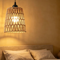 Wabi Sabi Design Lampshade Adjustable Height for Restaurant, Dining Room