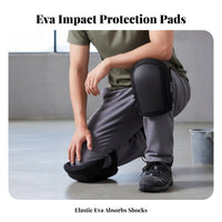 2 Pieces Anti-Slip Construction Knee Pads Wear-Resistant Heavy Duty Work Knee Pads Ergonomic Design for Gardeners, Workers