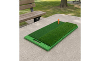 Golf Chipping Mat Space-Saving Golf Swing Mat Carry Handle Sports Gear