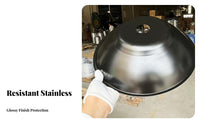 Non-Attractive Stainless Steel Dome Reflector Waterproof Stainless Steel Dome Shade Heavy-Duty for Warehouse, Factory, Workshop