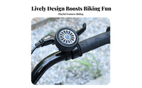 Crisp and Loud Sound Cartoon Bike Bell Cute Design Cartoon Bike Bell Easy Installation for Toddlers, Tricycle, Outdoor Activities, Commuting