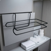 Paper Towel Holder with Two Hangers Lightweight Paper Towel Holder with Hooks Anti-Scratch for Washroom