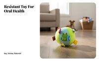 Sound-Making Soft Dog Ball Boredom Reliever Dog Bell Ball Chew-Resistant for Active Chewers, Young Dogs, Solo Play, Playtime, Training