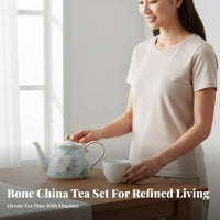 Compact Tea Set Nesting Design Tidy Cupboard Storage for Dorm Room