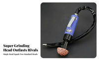 Long-Lasting Low Speed Air Tire Industrial Grade Pneumatic Low-Speed Grinder Wear-Resistant Grinding Head for Mechanics, Auto Repair Shops