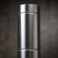 304 Stainless Steel Chimney Flue Pipe for Wood Stoves and Heating Furnaces, 0.6mm Thick