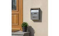 Wall-Mounted Mailbox with Lock Secure Wall-Mounted Mailbox Commercial-Grade Hardware for Landlords, Villa, Entryway, Entry Gate