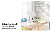 Foldable and Portable Adjustable Reading Stand Versatile Use Adjustable Floor Reading Stand Multi-Functional Book Holder Stable Base for Children, Students, Bedroom, Living Room, Couch, Office