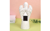 LED Lights Solar Angel Statue Automatic On/deactivate Lighted Angel Figurine Weather Resistant for Balcony, Patio, Gravesite