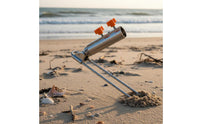 Ground Stake Rod Holder Portable Fishing Rod Ground Stand Metal Fishing Pole Stake Wear-Resistant Anti-Slip for Riverbank
