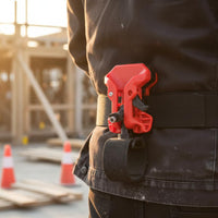 Single-Handed Operation Power Tool Belt Clip Heavy Duty Quick Release Tool Holder Portable Work Accessory for Electricians, Carpenters