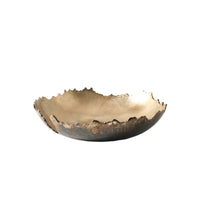 Decorative Bowl Sculptural Tabletop Vessel Modern-Industrial Art Bowl for Living Room