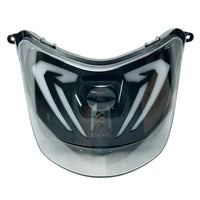 LED Motorcycle Headlight Black Light Finned for Night Riding