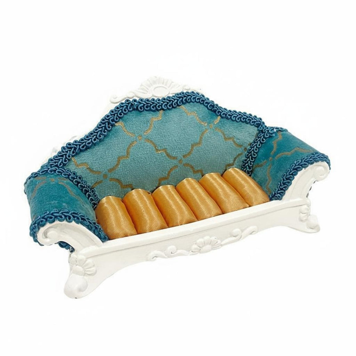 Peacock Blue Jewelry Holder Great Gift Idea Vintage Jewelry Stand Multi-Function Necklace Hanger Rack for Women, Vanity Table