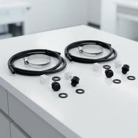 Pool Saddle Fitting Kit Threaded Pool tube Connector with Clamp Ribbed for Maintenance Technicians