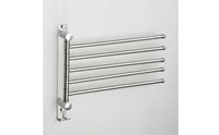 Stainless Steel Swivel Towel Rack Foldable Swing Arm Towel Rack Heavy Duty Easy to Install for Renters, Rv