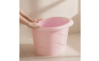 Deep Baby Bath Tub Safe Baby Bath Comfortable Toddler Wash Tub Soft for Bathroom
