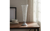 Elegant Crystal Vase Centerpiece Shiny Finish Wedding Centerpiece Vase Easy to Clean Crystal Flower Support for Banquet, Party, Birthday Celebration, Reception