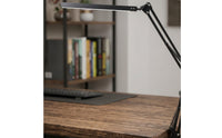 Space-Saving LED Desk Lamp with Clamp Folding Desk Lamp with Clamp Compact Reading Light Slim for Students