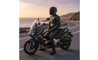 One-Piece Seat with Backrest Direct-Fit for Motorcyclists