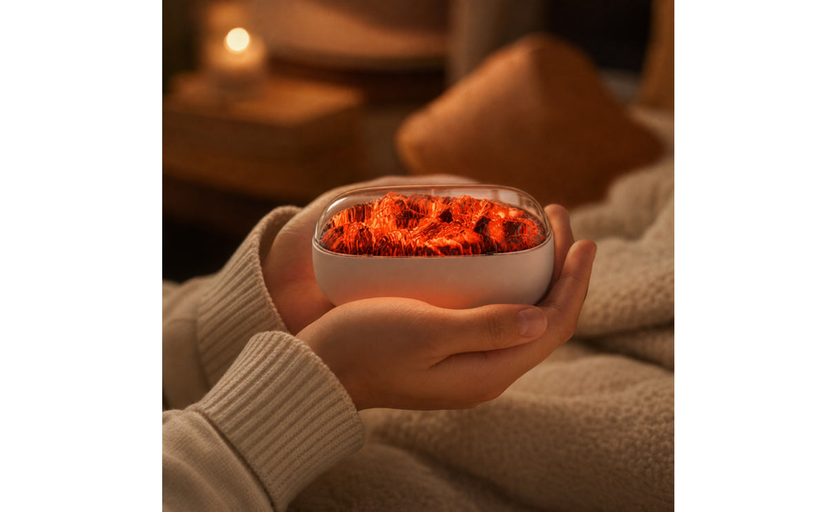 Compact Rechargeable Hand Warmer Lightweight Electric Hand Warmer Comfortable Handheld Heater Cozy for Commuters, Cold Weather, Office