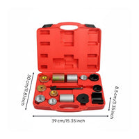 14 Pieces Rear Axle Bushing Tool Heavy-Duty Cast Steel Differential Mount Bushing Tool Kit Multi-Specification Chassis Bush Remover Installer