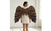 Costume Feathered Appendages with Straps Angelic Angel Feathered Appendages Magical for Cosplayers, Entertainers, Halloween