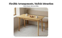 Restaurant Table and Chair Set Modern Design Dining Booth Seating Space Saving Upholstered Restaurant Booth for Milk Tea Shop, Morning Corner, Kitchen