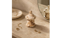 Marble Jar Cylindrical Jar Wider Base Marble