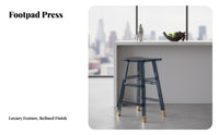 Creative Transparent High Stool Minimalist Look Transparent High Chair Modern design bar Seating Easy to Clean for Cafe Owners, homeowners, Interior Designers, Milk tea-based beverages Shop, Restaurant, Kitchen Island, Dining Room