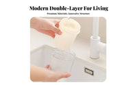 Press-Type Whey Separator Multifunctional Press Strain Yogurt Maker Easy to Clean Whey Separator Container for Refrigerator