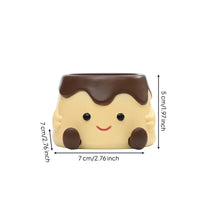 Cute Succulent Planter Playful Cartoon Planter Whimsical Succulent Flower Pot Compact for Students, Desk, Dorm Room