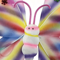3 Pieces Glitter Accents Butterfly Costume Wings Wand Headband Butterfly Wings Set Party Supply for Halloween