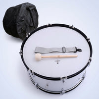 Marching Bass Drum with Mallet Heavy Duty Marching Bass Drum Mallets Felt Head for Processions, Rehearsals