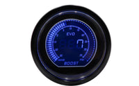 Red Blue Backlight 52 Mm Digital Turbo Pressure Gauge Universal Compatibility Digital Turbo Pressure Gauge Two-Tone Color Display Car Part Racing Appearance Look for Racers, Dashboard