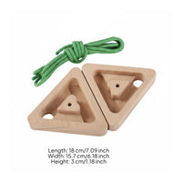 Solid Wood Finger Strength Exerciser Multifunctional Wooden Finger Strength Exerciser Long-Lasting for Climbers, Athletes, Home, Gym