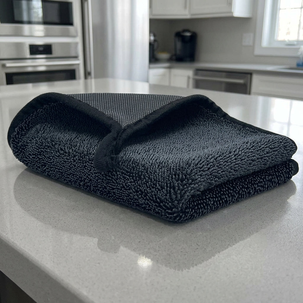 Large Microfibre Cloth 30x40cm, Absorbent Microfibre Towel for Car and Floor, Reusable Large Cleaning Cloth for General Household Use