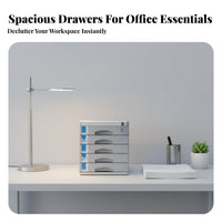 Letter Size Compatible Locking Desktop document Organizer Lockable Design Document Storage Space-Saving Drawer Unit sturdy Construction for Professionals, Students, Homeowners, Desk, Workspace, Study Room