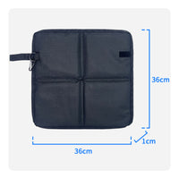 Thickened Portable Camping Seat Cushion Dirt-Resistant Oxford Cloth Seat Pad Long-Lasting Outdoor Gear Easy to Clean