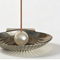 Easy to Clean Shell Incense Holder Meditation Stainless Steel Incense Holder