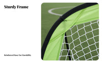 Portable Soccer net Easy Setup Folding Soccer net Lightweight Outdoor Toy for Beginners, Training, Park