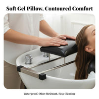 Waterproof Shampoo Bowl Neck Rest Odor-Resistant Salon Headrest Pillow Soft and Comfortable for Hairstylists, Hairdressers, Spas, Barbershop