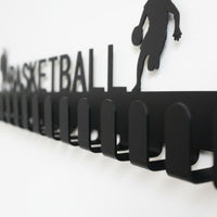 Drill-Effortless Installation Medal Hanger Rack Great Gift Idea Wall Mounted Medal Hanger High Capacity Sports Award Holder Bend Resistant for Athletes, Swimmers