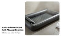 Inflatable Spa Bed Insulated Portable Water Mattress PVC Inflatable Bathtub for Couples, Adults, Home, Beauty Salon